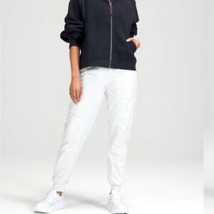 Lululemon Dance Studio Jogger Lined White Sz 10